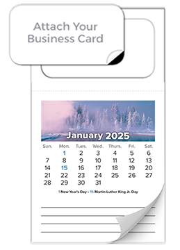 Business card calendar magnets a great do-it-yourself marketing tip!