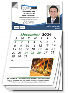 Real estate magnetic calendars 2024 for refrigerator calendar magnets