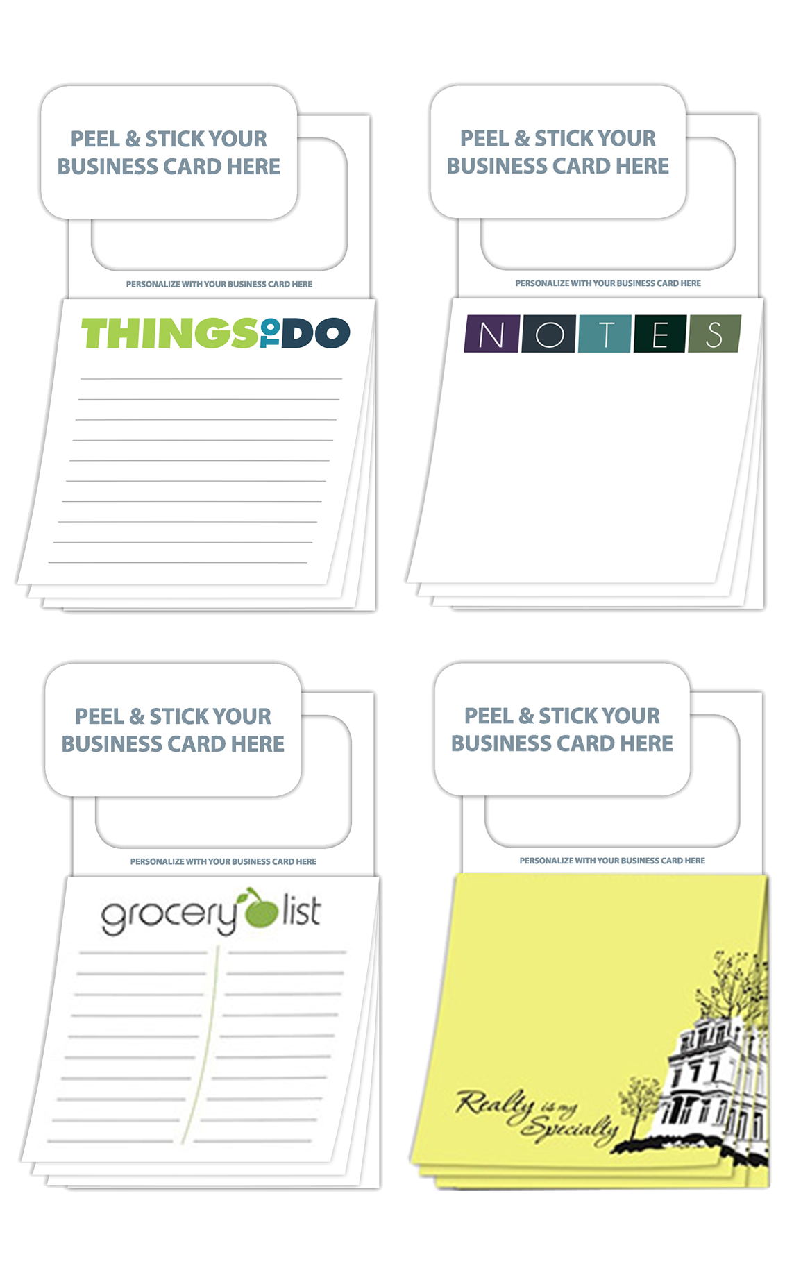  Realtor sticky notes make great real estate promotional items
