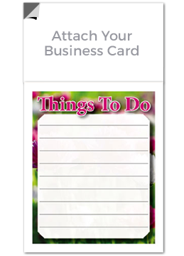 Magnetic Notepads for business cards and real estate agents