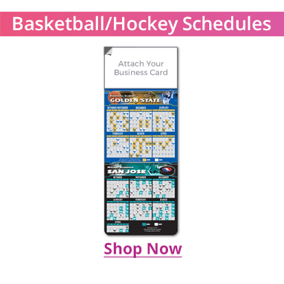Magnetic Real Estate Basketball Hockey Schedules