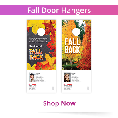 Realty Office Fall Door Hangers