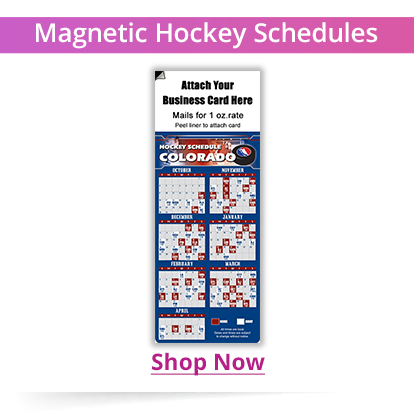 Magnetic Real Estate Hockey Schedules