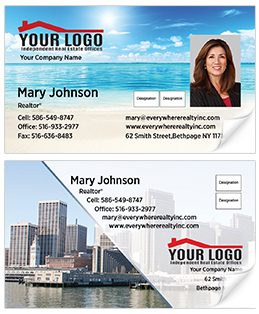Real Estate Business Card Labels