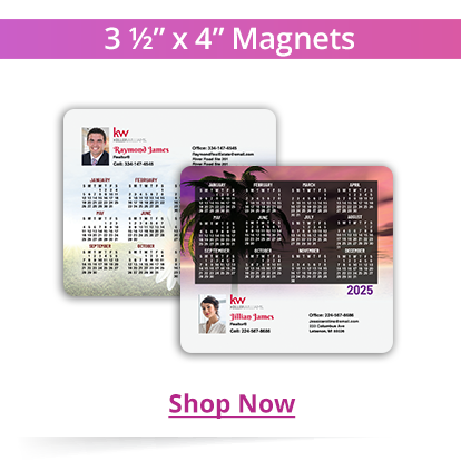 Real Estate Calendar Magnets 3.5''x4''