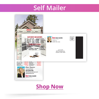 Economical Self Mailing Promotional Real Estate Marketing Calendars