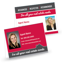 Real Estate Folded Cards 