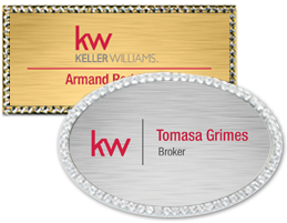 Keller Williams Bling Name Badges