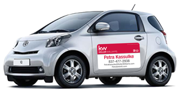 Magnetic signs for cars for real estate agents