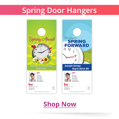 Keller Williams Spring Door Hangers