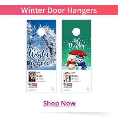 Winter Door Hangers
