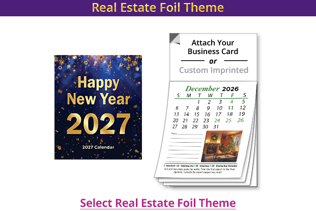 Calendar Magnets for refrigerator, home buyers and buyer's agents