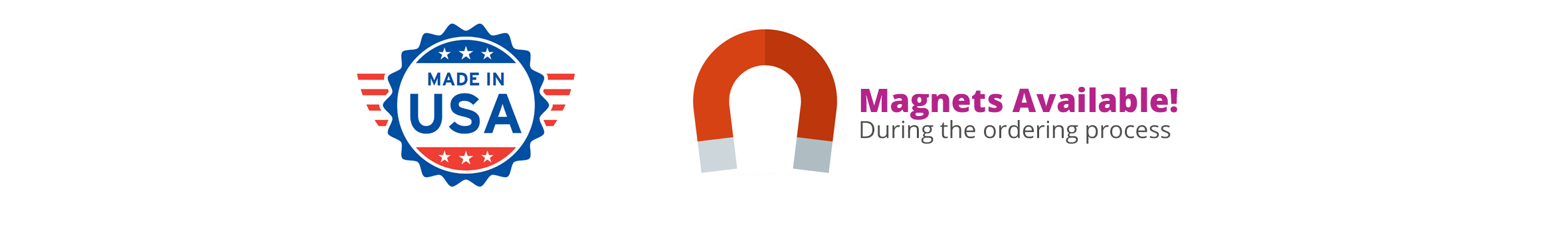 Your notepad can be upgraded to notepad with magnets during the order process