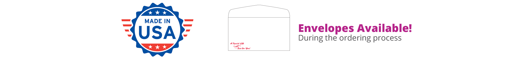 All our products are made in the USA: magnetic notepads, real estate promotional items and custom imprinted products