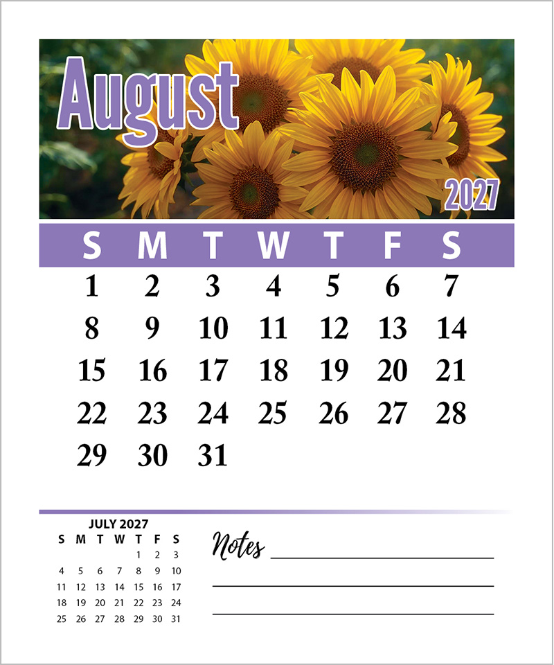 2023 General Theme 13 Month Tear Off Magnetic Calendars