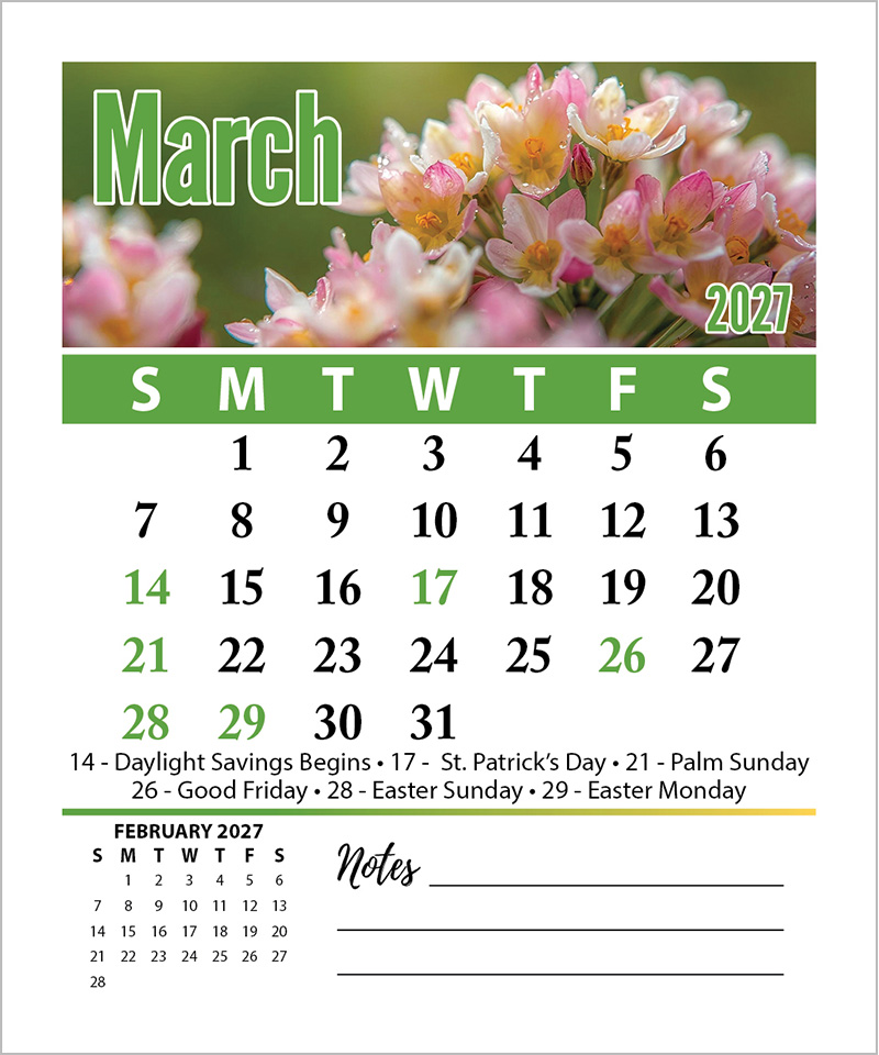 2023 General Theme 13 Month Tear Off Magnetic Calendars