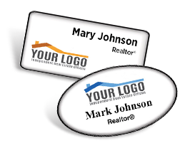 Real Estate Domed Name Badges