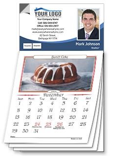 Recipe realestate calendar promotional item for buyers agent realtors