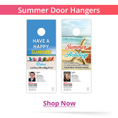 Realty Office Summer Door Hangers